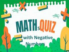 Juego Maths Quiz with Negative Numbers