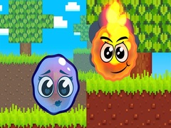 Juego Fire Ball and Water Ball: Parkour Love Balls