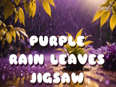 Juego Purple Rain Leaves Jigsaw