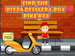 Juego Find the Pizza Delivery Boy Bike Key