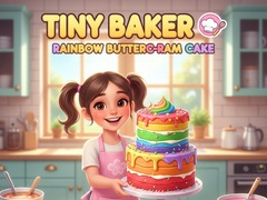 Juego Tiny Baker: Rainbow Buttercream Cake