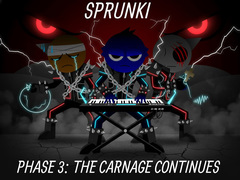 Juego Sprunki Phase 3: The Carnage Continues