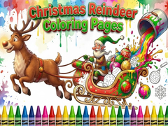 Juego Christmas Reindeer Coloring Pages