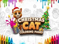 Juego Christmas Cat Coloring Pages