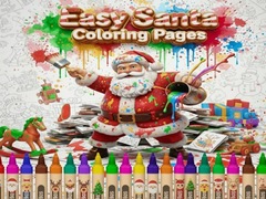 Juego Easy Santa Coloring Pages
