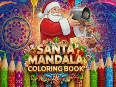 Juego Santa Mandala Coloring Book