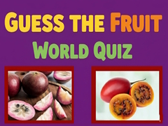 Juego Guess The Fruit World Quiz