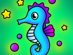 Juego Seahorse Coloring