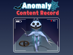Juego Anomaly Content Record
