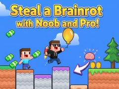 Juego Steal a Brainrot with Noob and Pro!