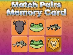 Juego Match Pairs Memory Card
