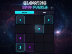 Juego Glowing 2048 Puzzle