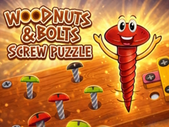 Juego Wood Nuts and Bolts Screw Puzzle