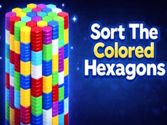 Juego Sort The Colored Hexagons