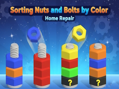 Juego Sorting Nuts and Bolts by Color: Home Repair