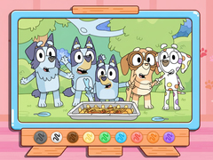 Juego Coloring Book: Bluey Spy Game Friends
