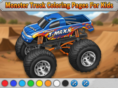 Juego Monster Truck Coloring Pages For Kids