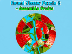 Juego Round jigsaw Puzzle 2 - Assemble Fruits