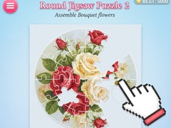 Juego Round jigsaw Puzzle 2 - Assemble Bouquet flowers