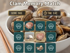 Juego Clam Memory Match