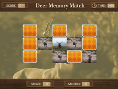 Juego Deer Memory Match