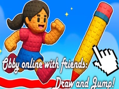 Juego Obby online with friends: Draw and Jump!