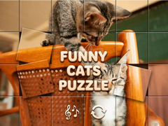 Juego Funny Cats Puzzle