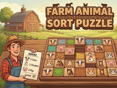 Juego Farm Animal Sort Puzzle