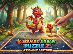 Juego Square jigsaw Puzzle 2 - Assemble Cartoon