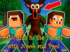 Juego 99 Nights in the Forest with Noob and Pro!