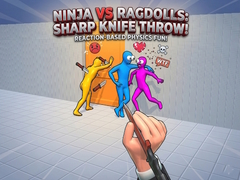 Juego Ninja vs Ragdolls: Sharp Knife Throw!