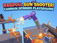 Juego Ragdoll Gun Shooter! Cannon Spinner Playground