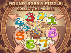 Juego Round jigsaw Puzzle - Collect the Number