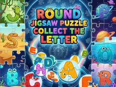 Juego Round Jigsaw Puzzle - Collect the Letter