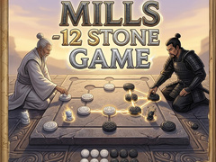 Juego Mills - 12 Stone Game 