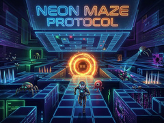 Juego Neon Maze Protocol