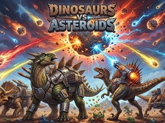 Juego Dinosaurs vs Asteroids
