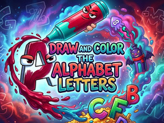 Juego Draw and Color the Alphabet Letters