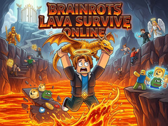 Juego Brainrots Lava Survive Online