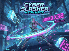 Juego Cyber Slasher: Neon Hack