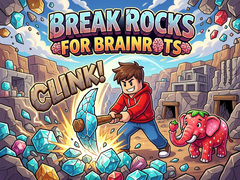 Juego Break Rocks For Brainrots