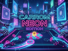 Juego Carrom Neon Edition