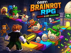 Juego Obby: Brainrot RPG Slasher & Loot Adventure