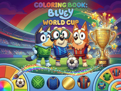 Juego Coloring Book: Bluey World Cup