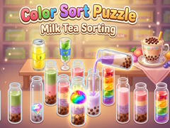 Juego Color Sort Puzzle Milk Tea Sorting