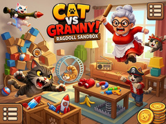 Juego Cat Vs Granny! Ragdoll Sandbox