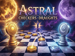 Juego Astral Checkers Draughts
