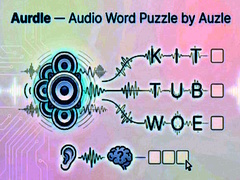 Juego Aurdle — Audio Word Puzzle by Auzle