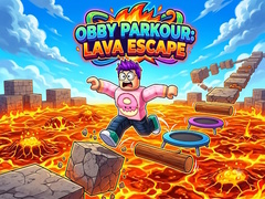 Juego Obby Parkour: Lava Escape