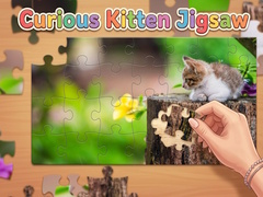 Juego Curious Kitten Jigsaw